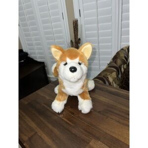 Douglas Cuddle Toys Dunham Shiba Inu #2049 Stuffed Animal Toy 14" Long Realistic